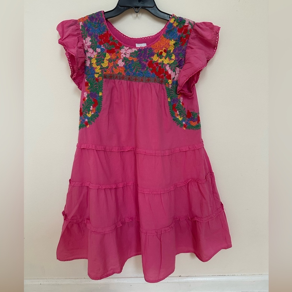 J. Marie Cameron embroidered floral dress - Picture 1 of 12